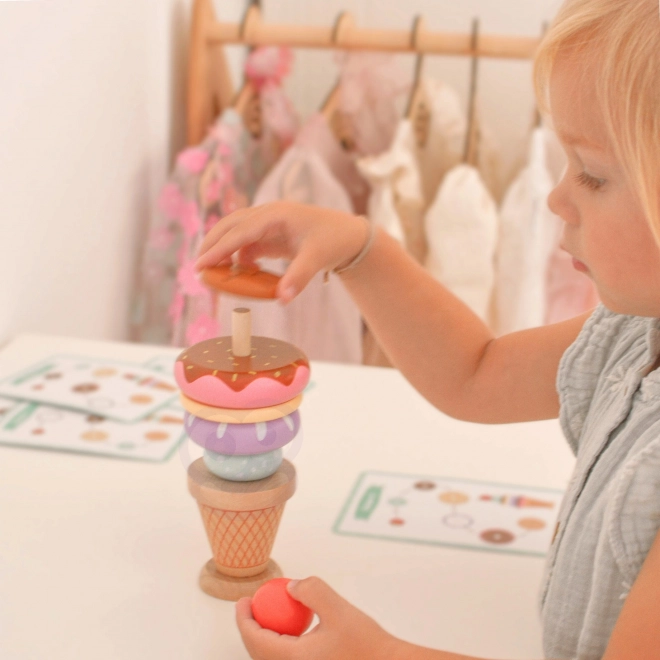 Montessori sladoledi Woopie Green leseni