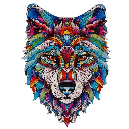 Lesne puzzle Kruzzel volčji motiv