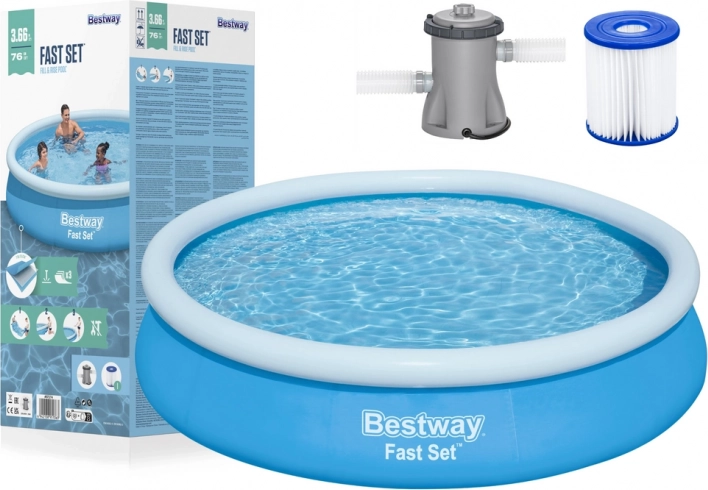 napihljiv bazen Bestway Fast Set 366 × 76 cm