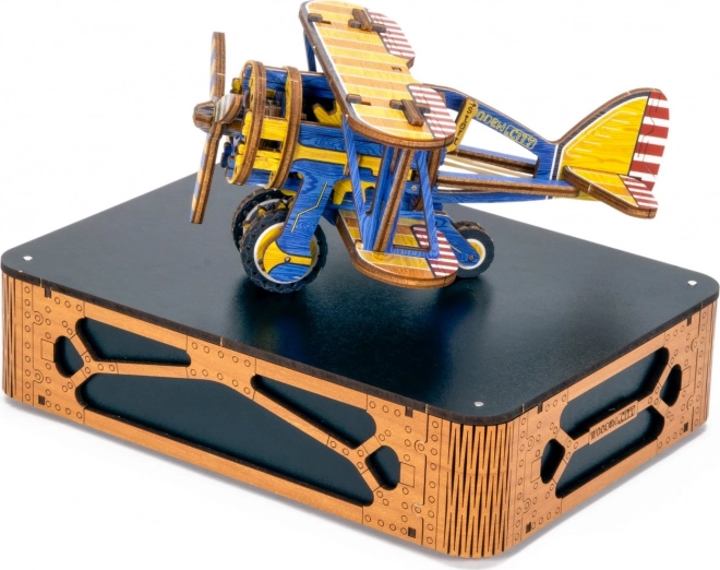 Lesene 3D sestavljanke WOODEN CITY dvokrilnik – omejena izdaja