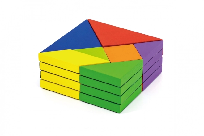 Lesena tangram sestavljanka igrača VIGA