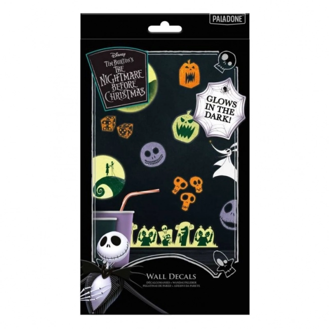 Božična svetila z nalepkami Nightmare Before Christmas