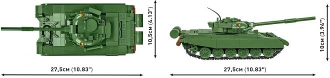 COBI 2625 Oborožene sile T-72 (DDR/SOVJET), 1:35, 680 k, 1 f