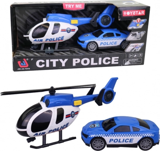 Helikopter s policijskim vozilom