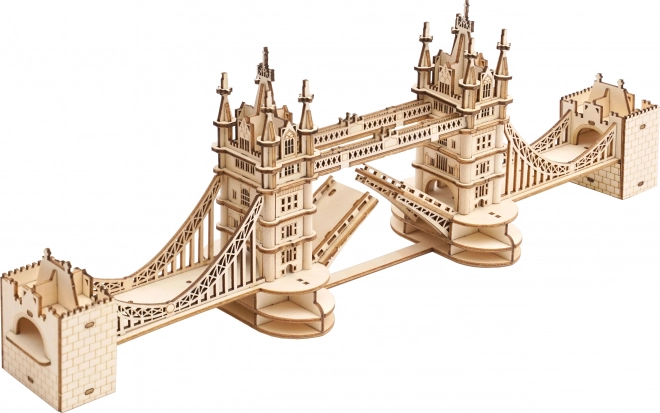 RoboTime leseni 3D puzzle most Tower Bridge svetleči