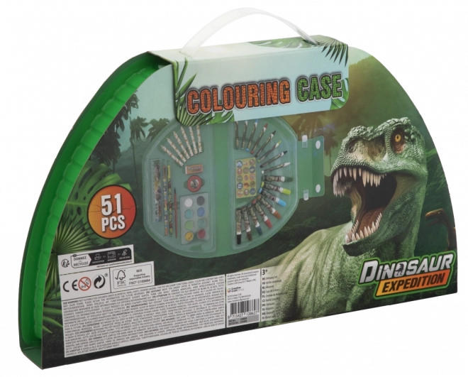 Polkrožni slikarski kovček Dino – 51 delov