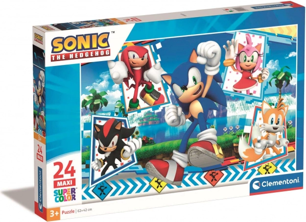 Sestavljanka Sonic 24 delov Maxi za otroke