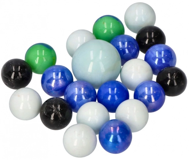 Steklene frnikole Marbles 21 kosov - Marmorirane frnikole