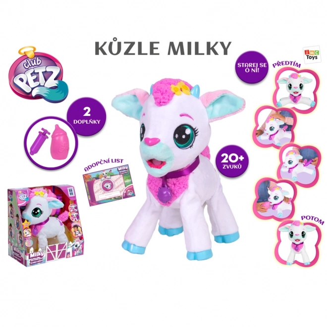 Interaktivna kozliček Milky od Club Petz
