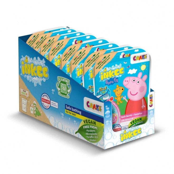 INKEE - Šumeča kopalna bomba s presenečenjem - Peppa Pig