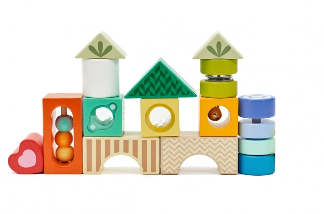 Lesene senzorične kocke Classic World Montessori