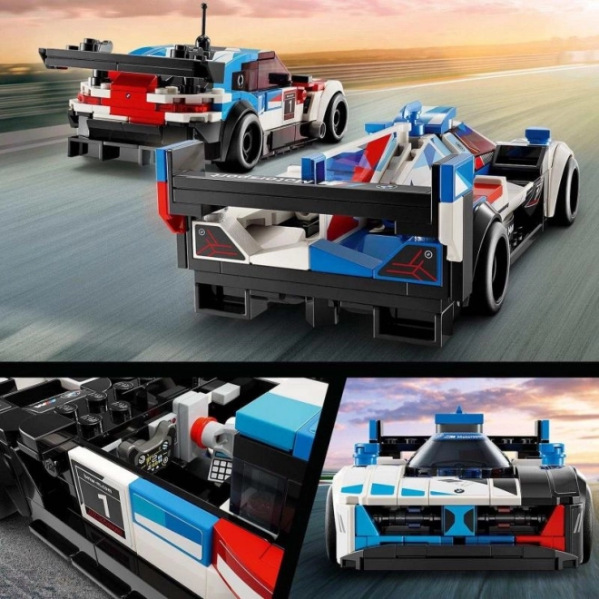 LEGO Speed Champions 76922 Dirkalni avtomobili BMW M4 GT3 in BMW M Hybrid V8