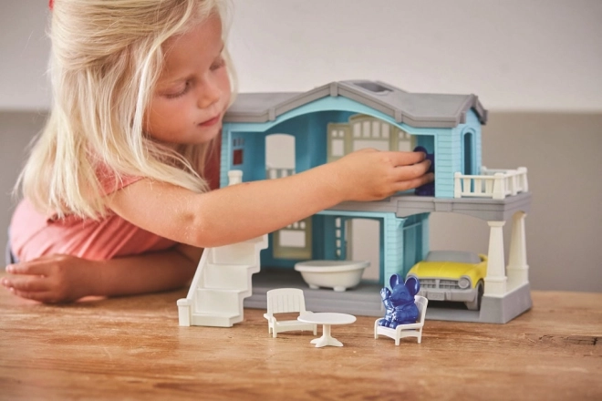 Hišica za Lutke Green Toys Modra
