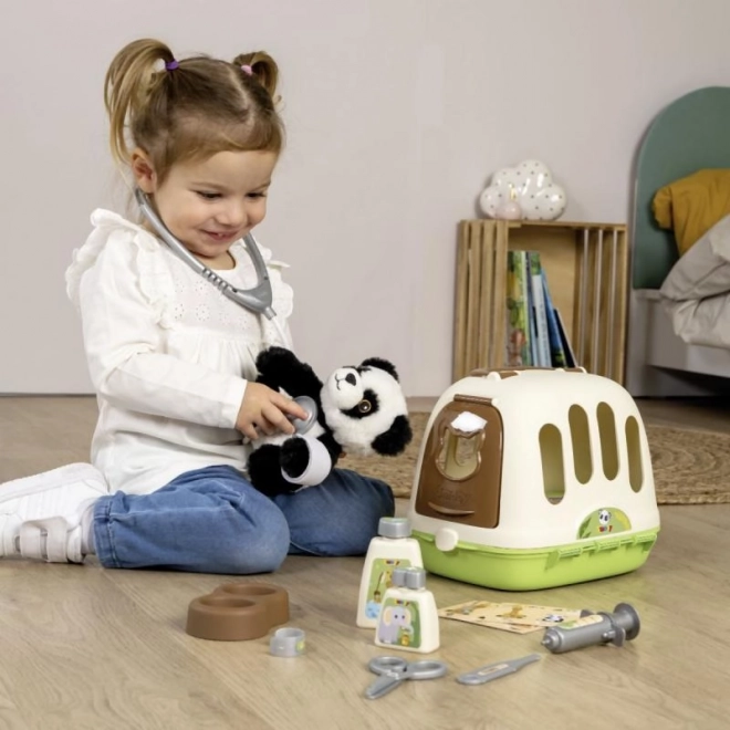 Veterinarska oprema s pando in prenosnim zaboje 2v1