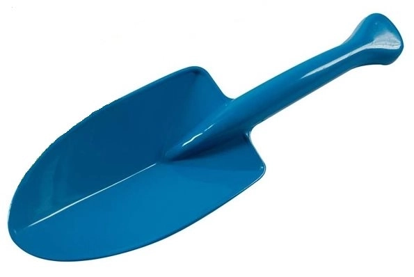 Barvna plastična lopata 27 cm