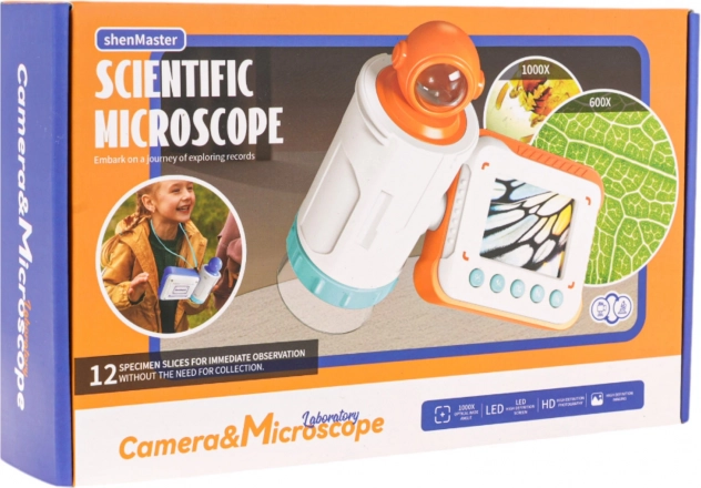 Teleskop s kamero in mikroskopom za otroke