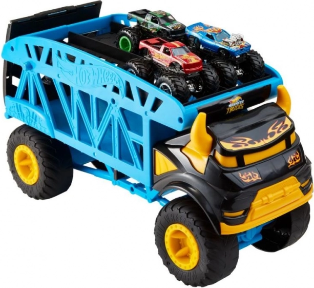 HW MONSTER TRUCKS PREVOZ TOVORNJAKOV IN 3 KOSI TOVORNJAKOV