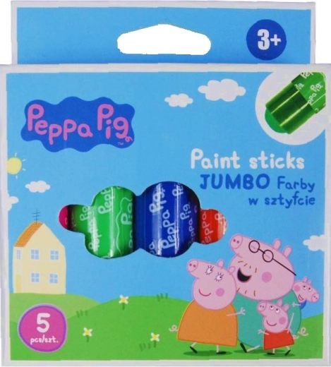 Jumbo barve v stiku ASTRA – PUJSEK PEPPA, 4 kosi