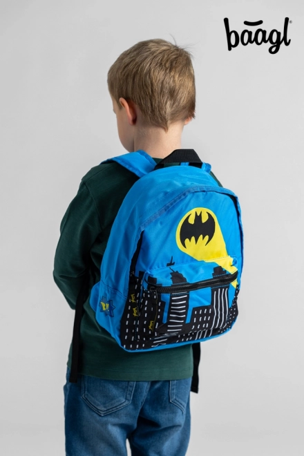 Baagl predšolski nahrbtnik Batman moder