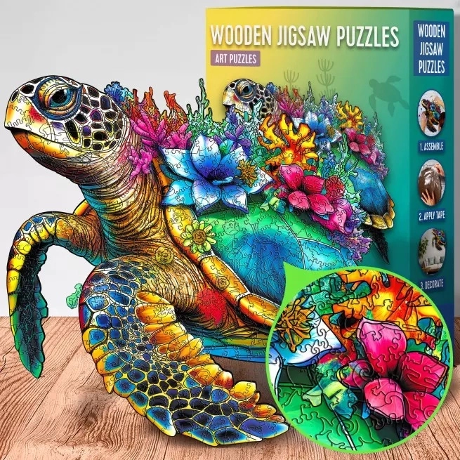 Lesene Puzzle Želva 500 Kosov EscapeWelt