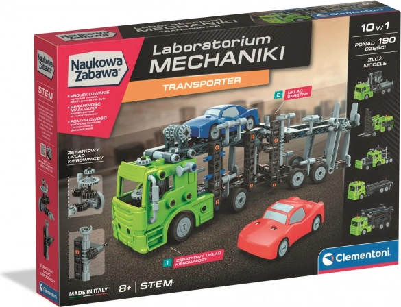 Laboratorij mehanike – transporter konstruktor CLEMENTONI