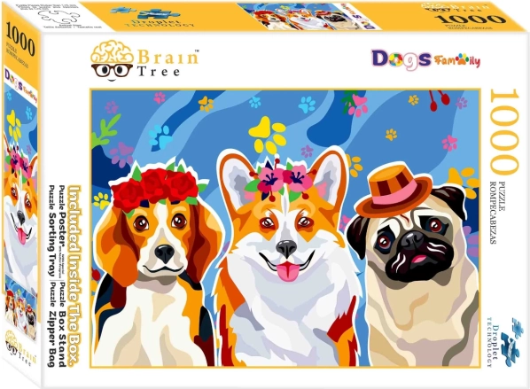 Puzzle Brain Tree pasja družinica 1000 koščkov