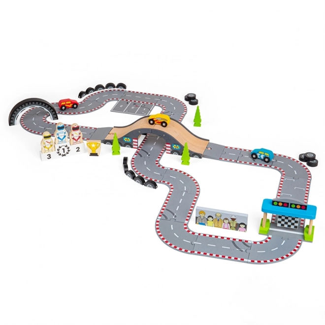 Bigjigs Rail Lesena proga dirkalni dan