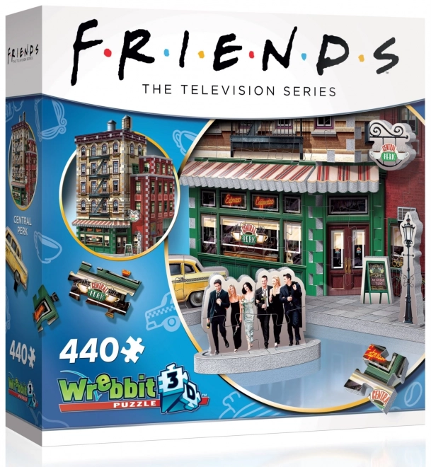 WREBBIT 3D sestavljanka Prijatelji: Central Perk 440 kosov