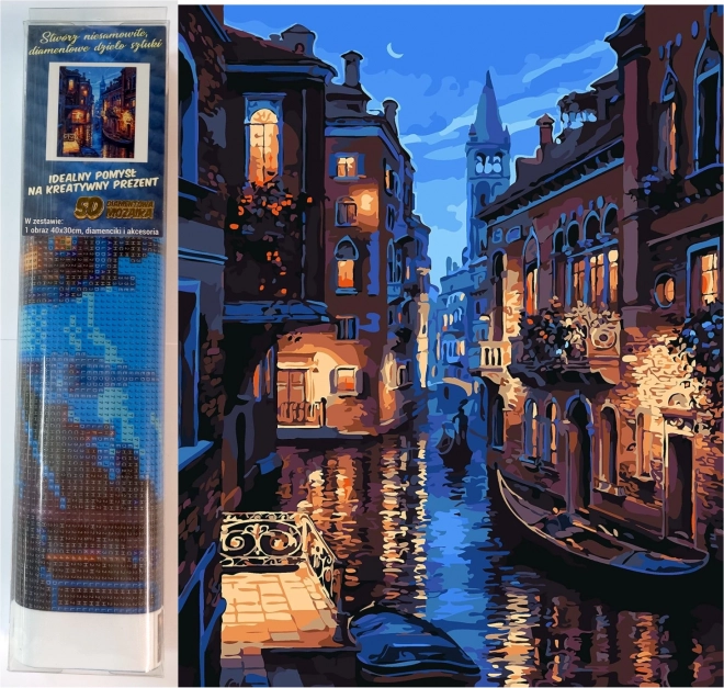 Diamantno slikanje Beneški kanal 30x40 cm