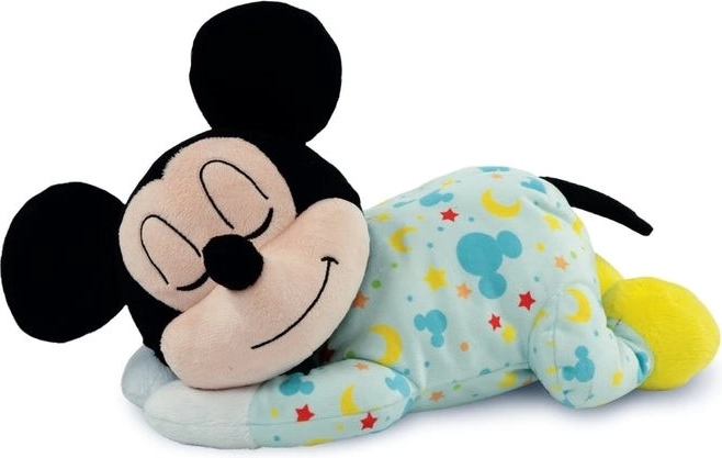 Sproščujoča plišasta igračka MICKEY MOUSE z nočno lučko in melodijami