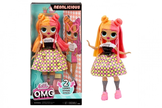 L.O.L. Surprise! OMG Velika sestra, 2 obleki – Neonlicious