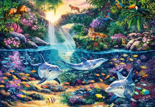 Sestavljanka 1500 koščkov Jungle Paradise