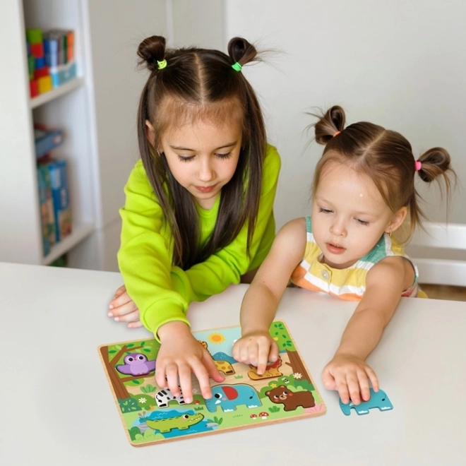 2Kids Toys vstavljiva sestavljanka Živali