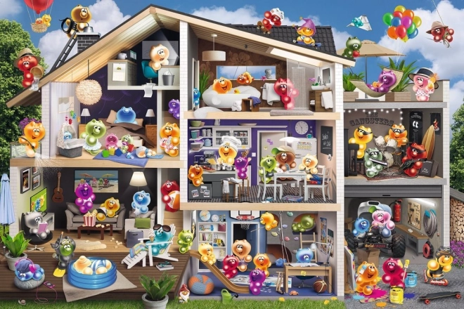 Ravensburger Puzzle Gelini Hiška za punčke 5000 kosov