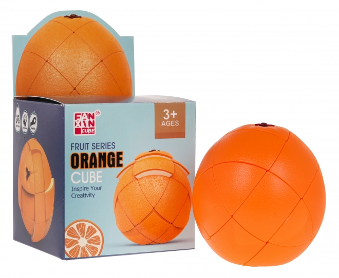 Oranžna kocka za sestavljanje