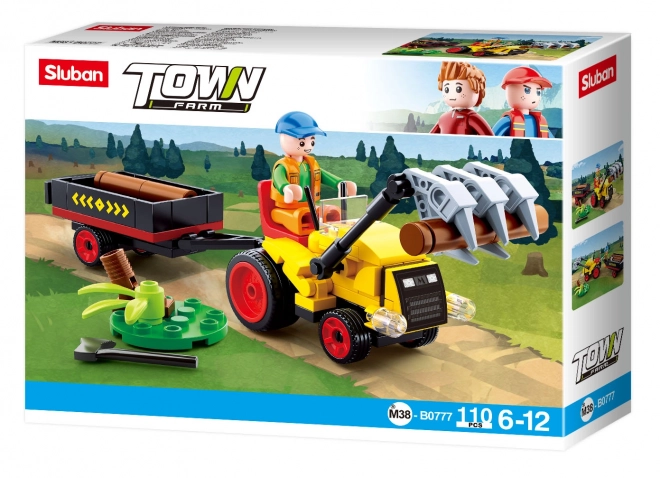 Sluban Town Farma Traktor s prikolico