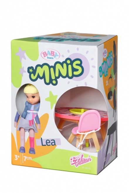 BABY born Minis Komplet z rojstnodnevno mizo, stoli in punčko