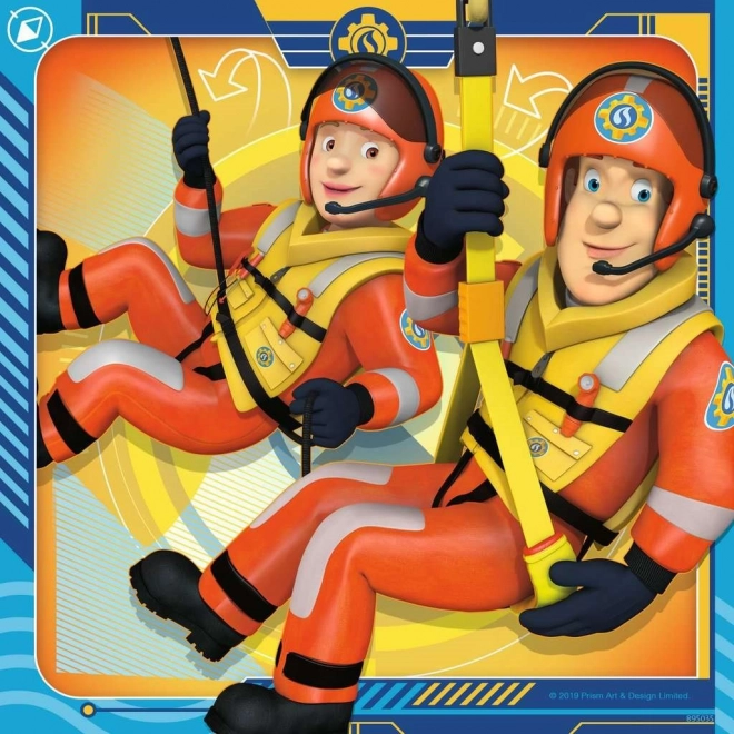Ravensburger sestavljanka Gasilec Sam na reševanju 3x49 kosov