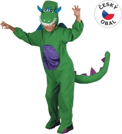 Pustni kostum Dinozaver za otroke 120–130 cm