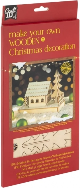Lesene 3D puzzle – hišica