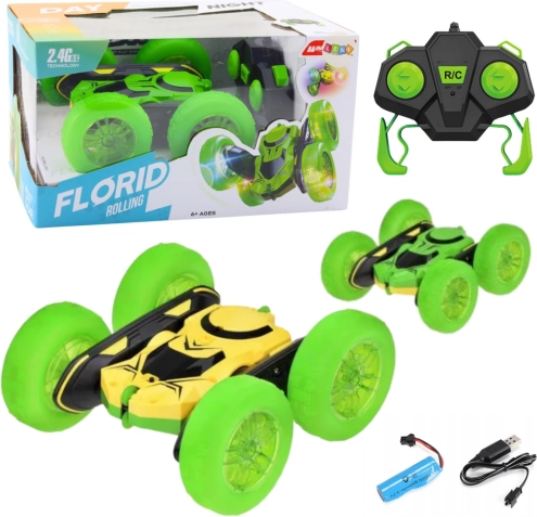 kaskaderski RC avto 360° – zelen