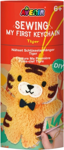 Komplet za šivanje obeska za ključe – Tiger