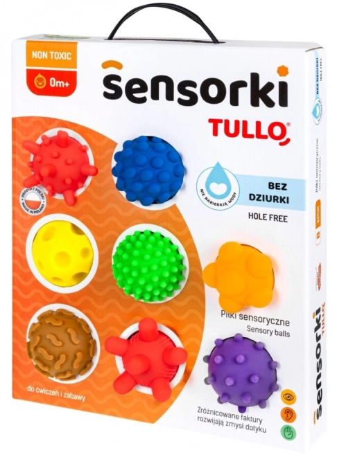 Tullo senzorska žogica - 8 kroglic brez odprtin