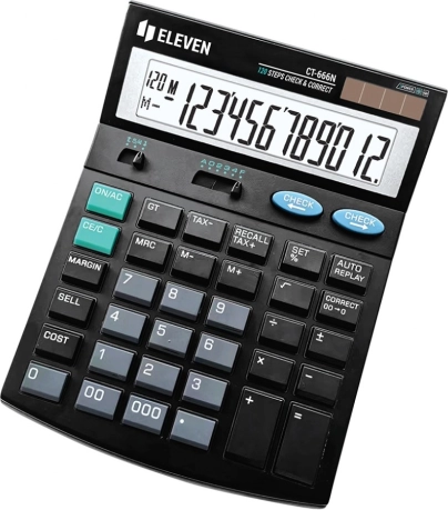 Kalkulator ELEVEN CT666N črna
