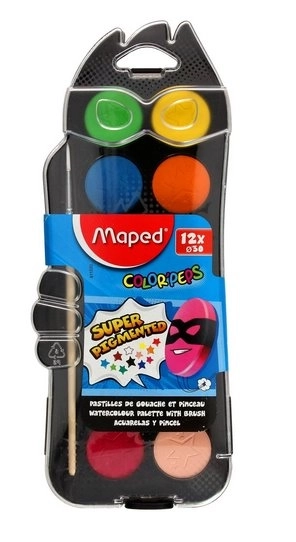 Vodne barvice Maped Color'Peps 12 kosov