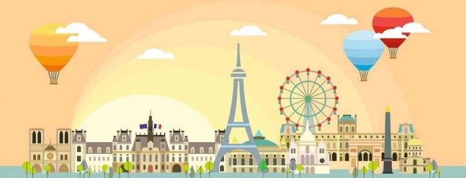 Panoramske puzzle 1000 koščkov – PARIZ od Ravensburgerja