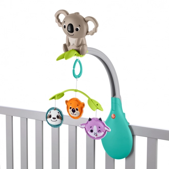 Vrtiljak nad posteljico Koala Fisher Price