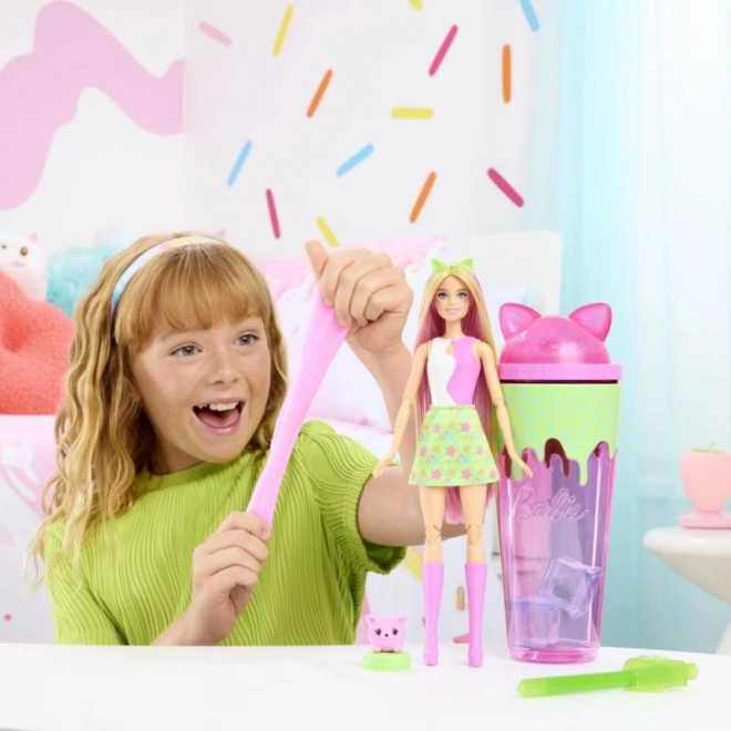 Barbie koktejl presenečenje mucka
