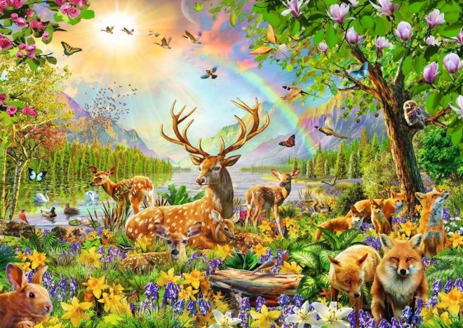 Ravensburger Puzzle Gozdna živalstvo XXL 200 kosov