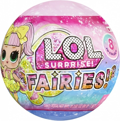 L.O.L. Surprise vilinska punčka Fairy Tots – kreativna krila (displej 12 kos)